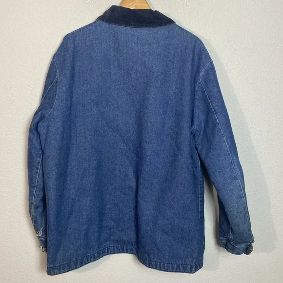 Vintage Wrangler Big Ben Blanket Lined Denim Chore‎ Coat